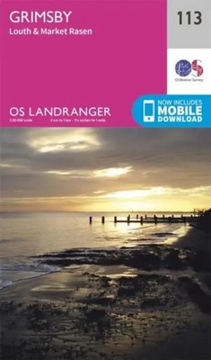 Grimsby, Louth & Market Rasen | Ordnance Survey | Englisch | (Land-)Karte | 2016