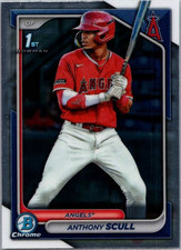 Anthony Scull 1st 2024 Bowman Chrome Prospects #BCP-107 Los Angeles Angels