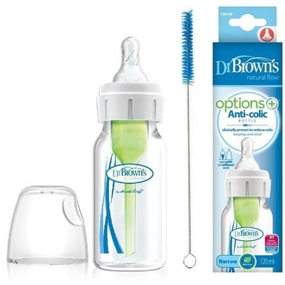 STANDARD OPTION+ Anti-Kolik-Babyflasche 120 ml, Dr. Brown's