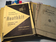 b Vintage HEATHKIT Manuals lot of 17 Electronics Radio Assembly