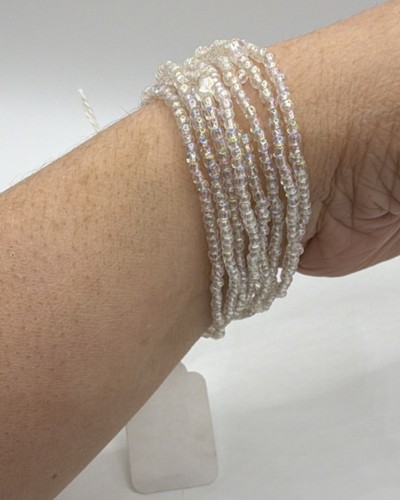 Clear Glass Round Seed Beads Strand 2-2.9mm Transparent for Jewelry Making