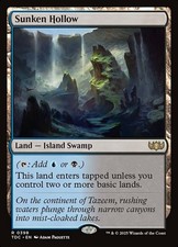 Sunken Hollow 0398 Near Mint TDC Commander: Tarkir: Dragonstorm MTG Magic