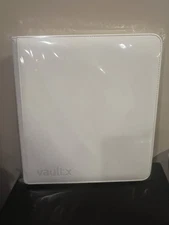 Vault X White Edition 12 Pocket Exo-Tec Zip Binder - New & Boxed VaultX Pokemon