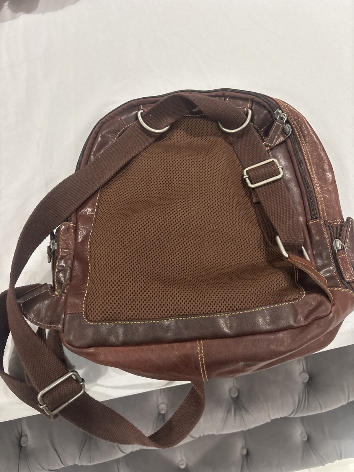 jack georges backpack Leather Brown - image 3