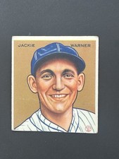 1933 Goudey Big League Chewing Gum - R319 Jack Warner #178 (RC) CARD CUT SHORT