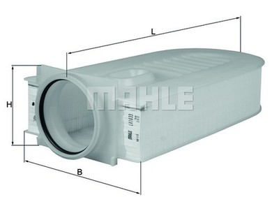 MAHLE LX 1833 Luftfilter für MERCEDES-BENZ /8 (W114)