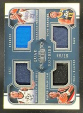 2017 Dominion Quad Rookies Materials Ferguson Swanigan Mitchell Bradley /99