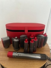 Image of Dyson Airwrap Complete styler nickel red storage &additional fly away attachment