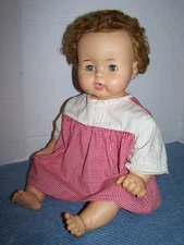 1959 Vintage Ideal Playtex Dryper  Baby PLAYPAL Doll 21"   TJ