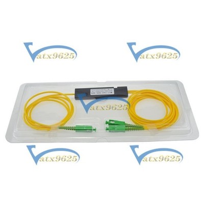 NEW SC 1X2 PLC Singlemode Fiber Optical splitter FTTH PLC SCAPC *nl