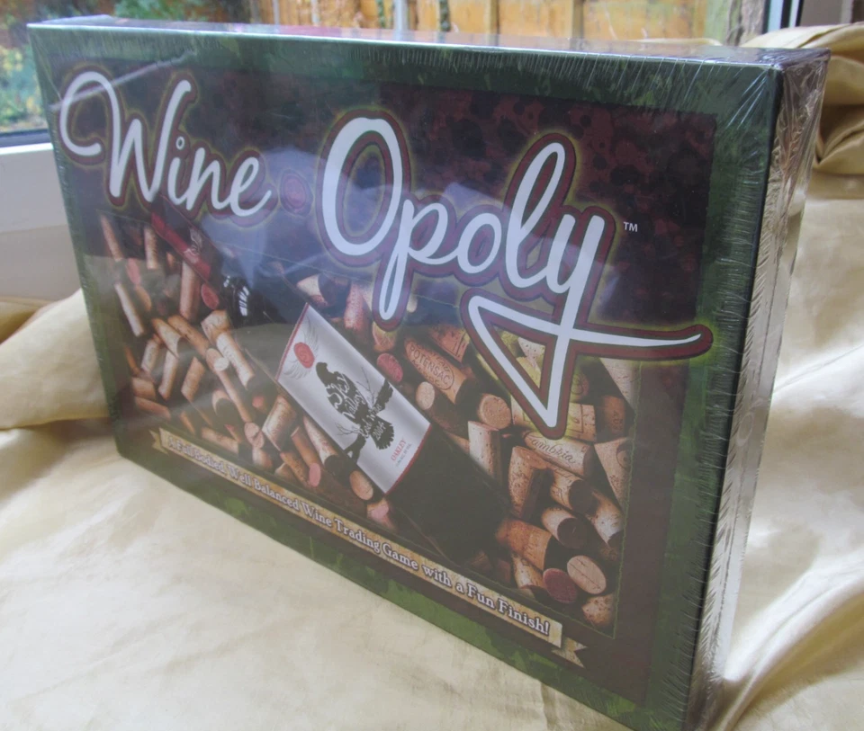 Wine-Opoly Monopoly Board Game New & Sealed Dinner Party Fun Gift Wine USA Made - Image 2 of 4