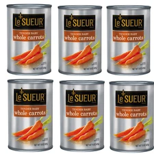 Le Sueur Tender Baby Whole Carrots 6 Can Pack