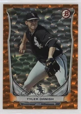 2014 Bowman Draft Top Prospects Orange Ice /25 Tyler Danish #TP-48