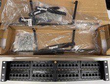 New Ortronics OR-PHA6AU48 Clarity Cat6a Angled Patch Panel 48 Port