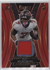 2024 Panini Select Draft Selection Memorabilia Red Prizm Bucky Irving 1e7l