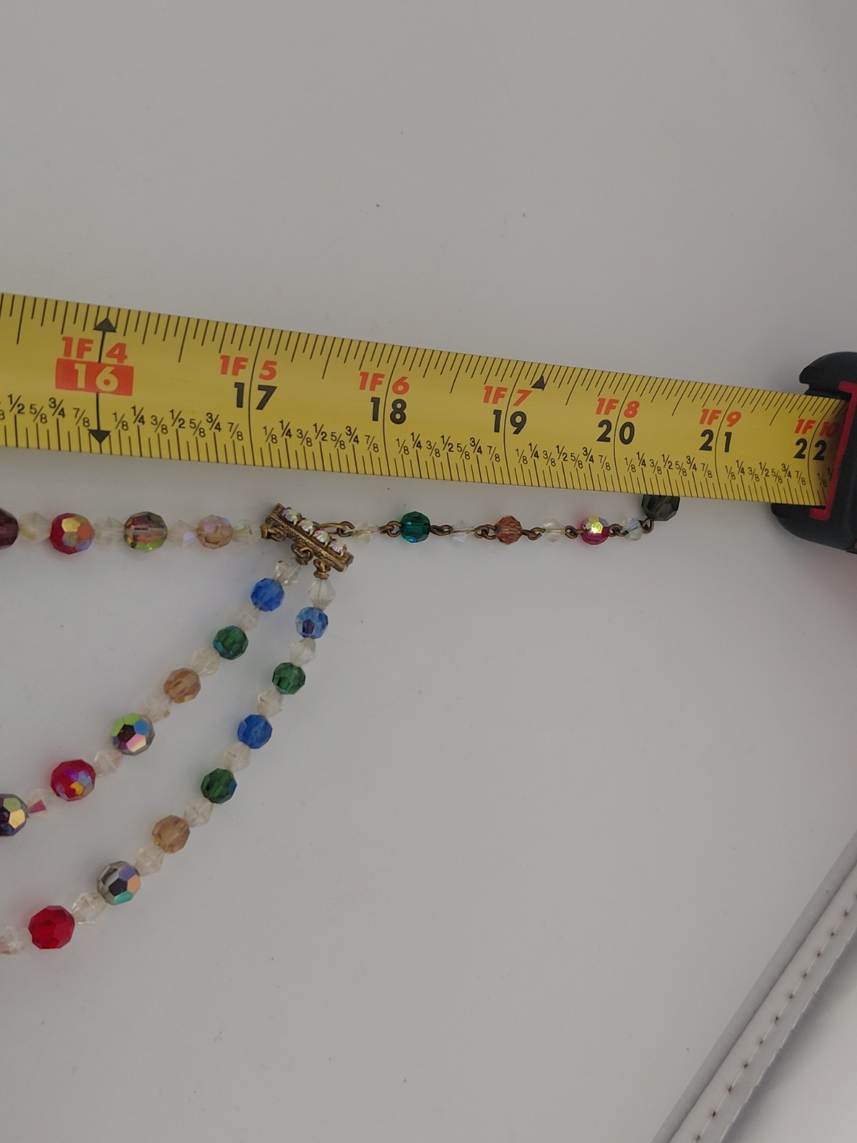 Unsigned Rare Multi Colored Austrian Crystal 3 St… - image 12