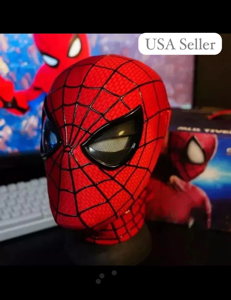 The Amazing Spider Man 2 Mask Moving Eyes with LED Lights Remote Control - Image 4 of 4