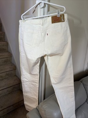 Sample Denim Tears x Levi's 501 White Denim Jeans 36x34 100
