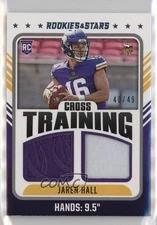 2023 Panini Rookies & Stars Cross Training Prime /49 Jaren Hall #CT-JL RC