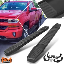 For 07-19 Silverado/Sierra Standard Cab 6" Side Step Pad Aluminum Running Boards