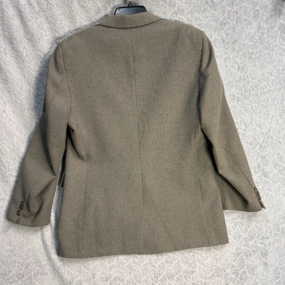 Abrigo Deportivo De Colección Levi’s Business Class Hombre Blazer 42R Marrón Mezcla Lana 2 Botones Foto 4 de 4