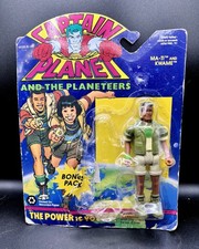1991 Tiger Electronics Captain Planet Kwame Figure w/ Card