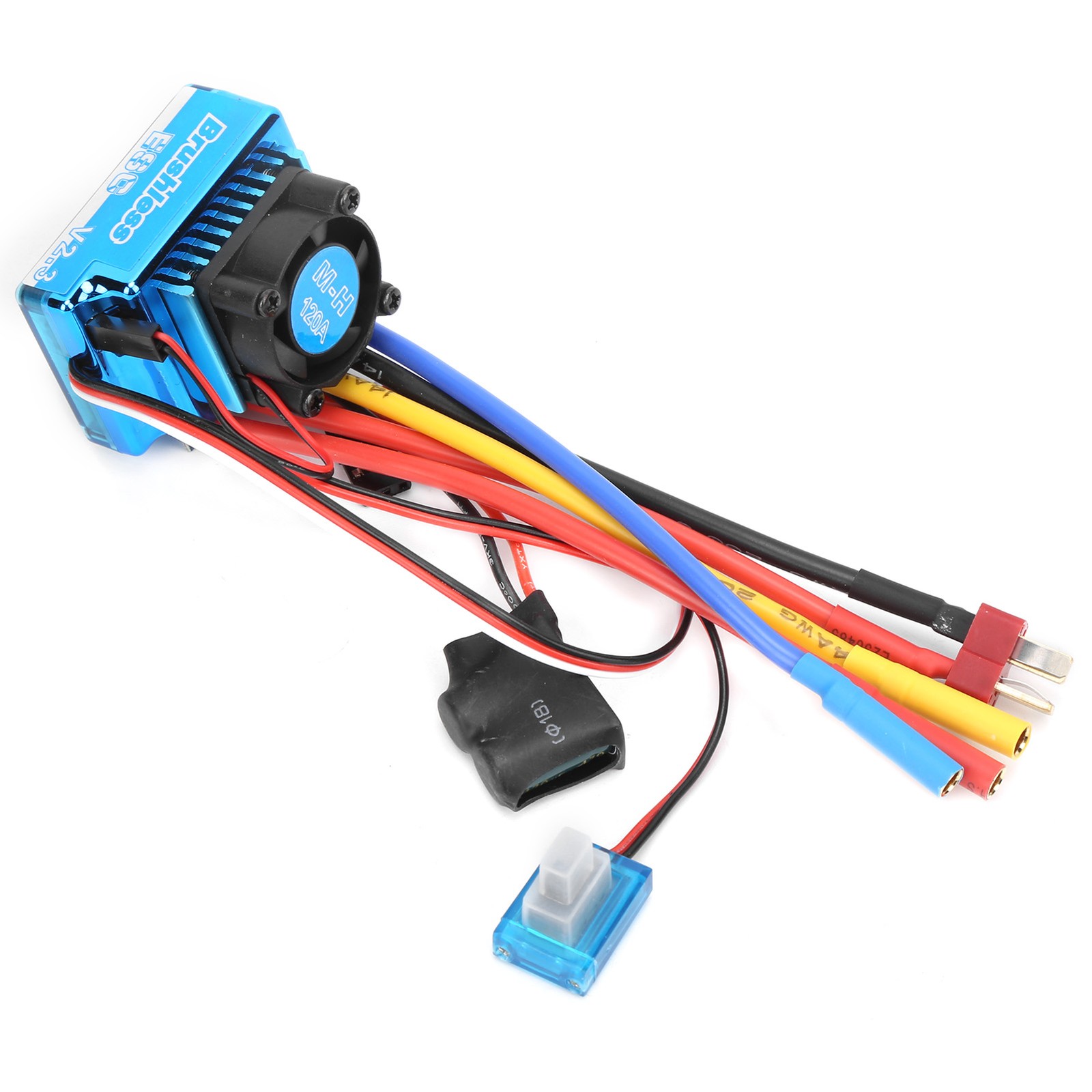 RC 120A Brushless ESC Lightweight Waterproof Speed Controller For 1/10 1/12 RC C