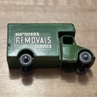 Vintage Matchbox Removal Service-Green No 17B Van Made in England by Lesney