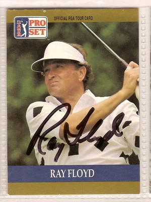 Ray Floyd Autographed Golf Card Signed PGA Masters Winner