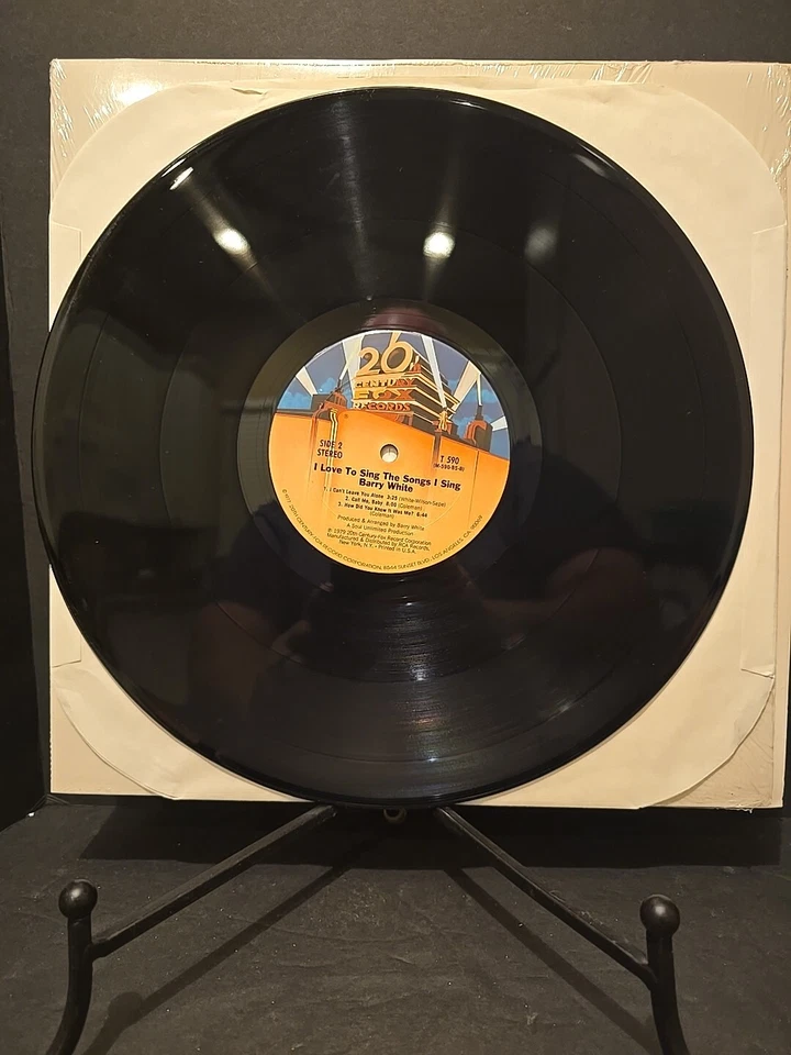 1979 Barry White I Love to Sing the Songs I Sing Vinyl LP In Original Plastic - Image 4 of 4
