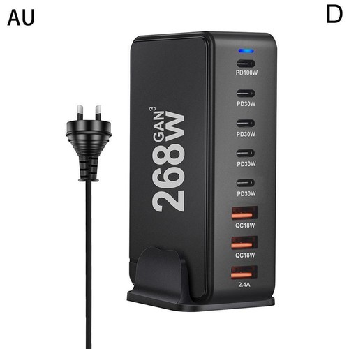 200W/240W/268W 440W Gan Multi USB-C Pd Type C Charger Station For iPhone Laptop - Picture 4 of 62