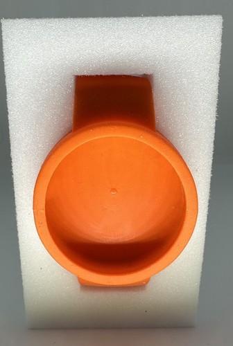 Banda de reloj O punto completo SRL talla naranja pequeña nueva silicona hecha en Italia - Imagen 4 de 4
