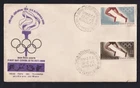 India 1968 FDC Mexico City Olympics, unaddressed, sc#471-472