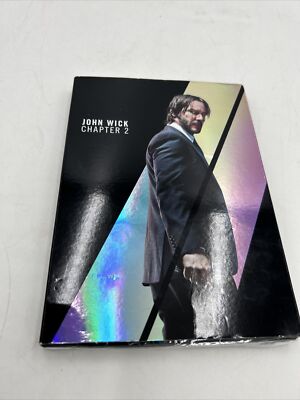 NEW JOHN WICK CHAPTER 2  DVD WALMART EXCLUSIVE SLIPCOVER SLEEVE #Z