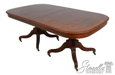 L67601: JOHN WIDDICOMB Regency Walnut Dining Table