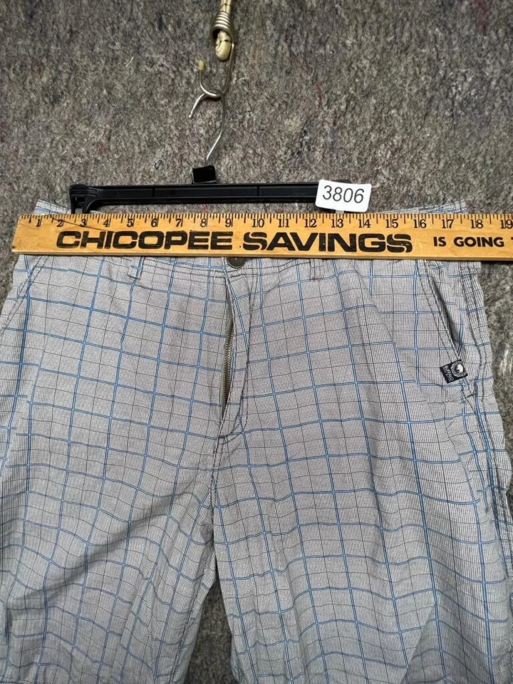 Bermudas a cuadros multicolores Buffalo David Bitton para hombre talla 36 Foto 4 de 4