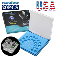 20XDental Orthodontic MINI Clear Monocrystalline Sapphire Ceramic Brackets Brace