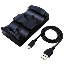 For Playstation 3 PS3/MOVE Dual Controller Charger Charging Dock Station Stand