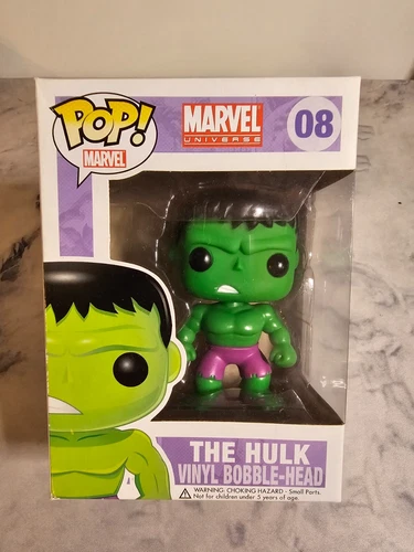 Funko Pop Vinyl The Hulk - Retired Vaulted #08 Marvel Universe