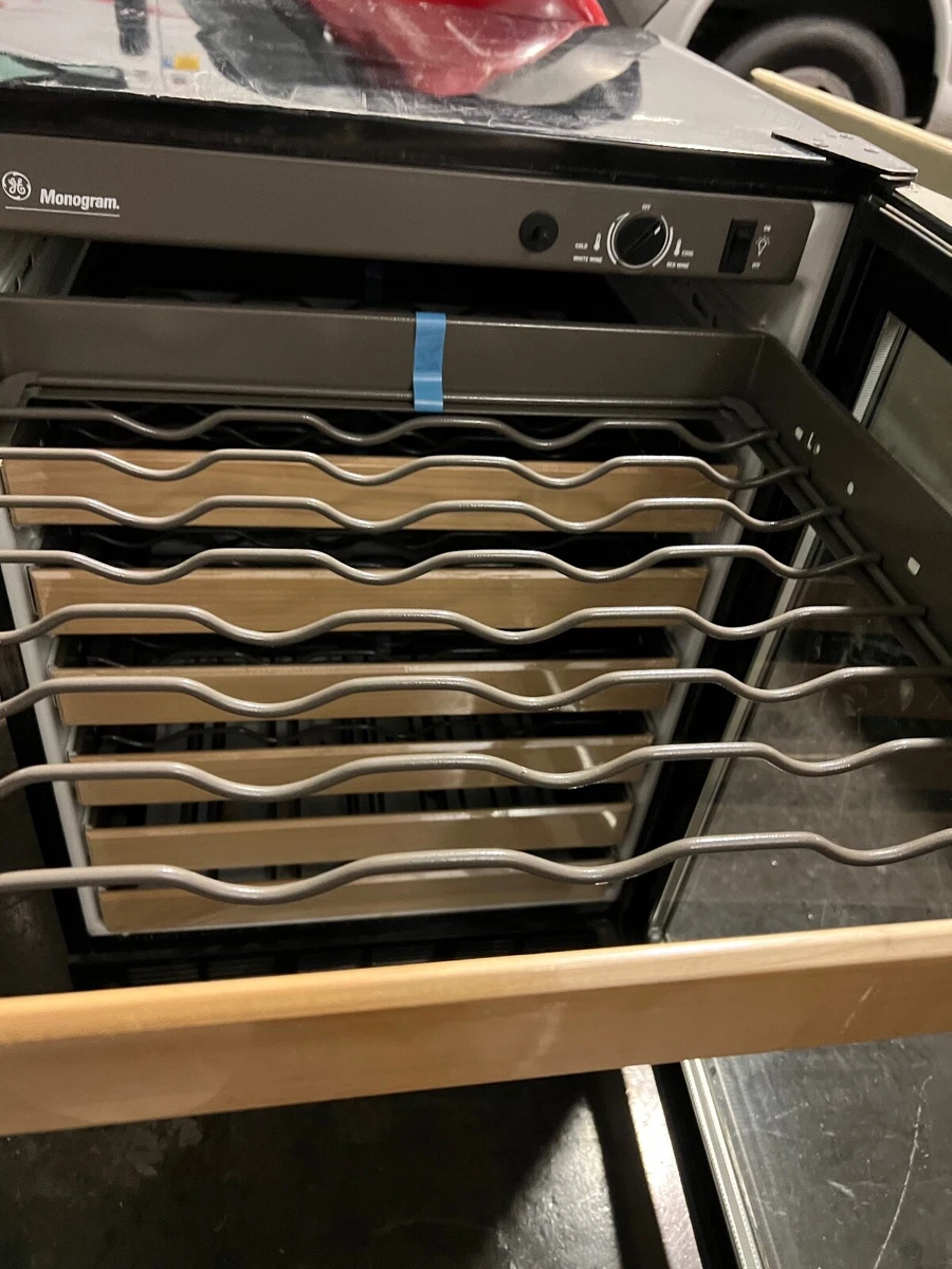 GE Monogram Stainless Steel Wine Reserve Wine Cooler ZDWR240PBBS 24 Inch