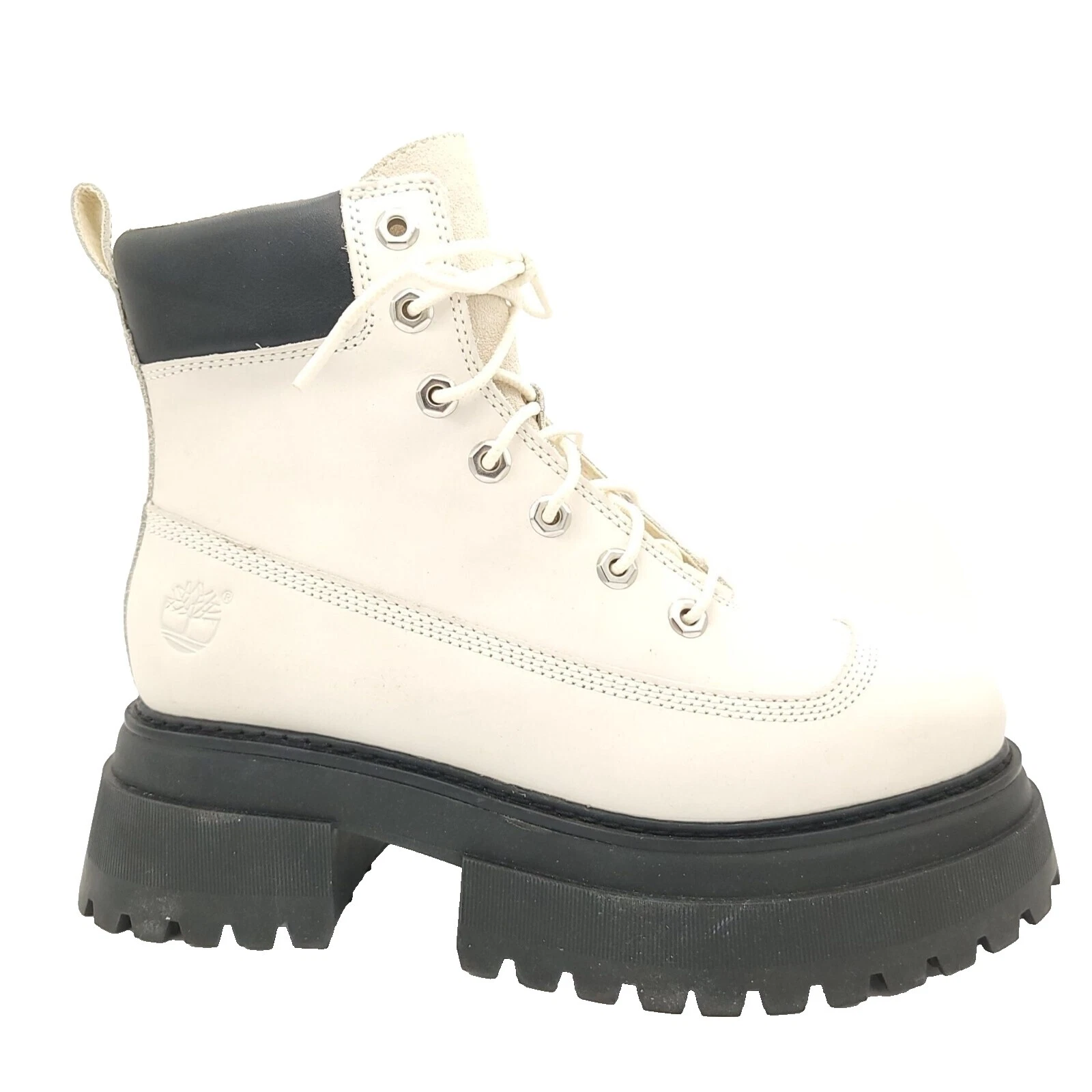 Fiesta/Cóctel Botas Parte superior de cuero Blanco para Mujeres