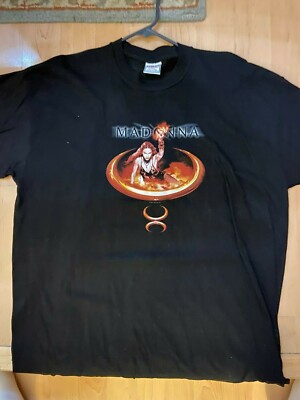 madonna t shirt vintage Ray Of Light Era Concert T Rare 1990's