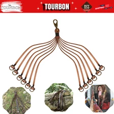 TOURBON Hunting Leather Game Carry Duck Strap Birds Hanger Holder Pigeon Sling