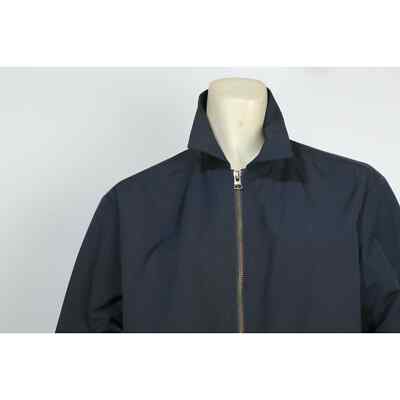theory executive ジャケット（navy） THEORY Navy Nylon Collared Zipper Windbreaker Zip Jacket Size S | eBay
