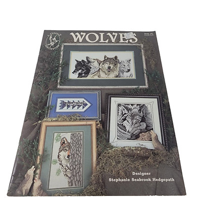 Wolves Cross Stitch Patterns Book Pegasus Publication Wolf 191 Leaflet