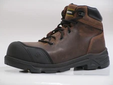 Terra Men's Vertex 6000 Composite Toe Safety Boots Brown, Size 7 M US