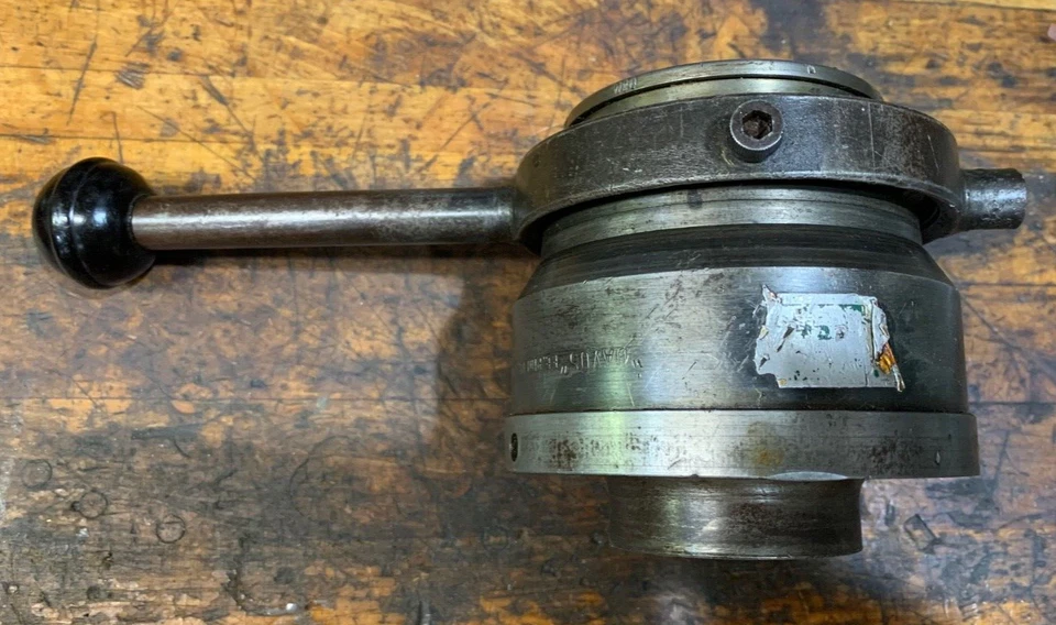 DAVOS 2J Collet Chuck  AND 21 Hardinge Collet Set by 1/16”, 2 ¼-8 Backing Plate - Image 3 of 4