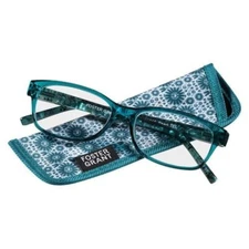 Foster Grant Women's Reading Glasses Pearla Teal