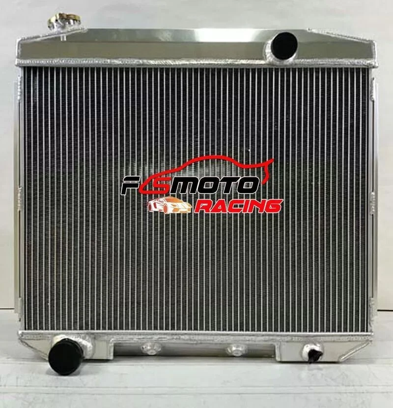 Radiador de aluminio de 3 filas para Ford Fairlane Ranchero Edsel Mercury V8 57 1957-1959 Foto 4 de 4