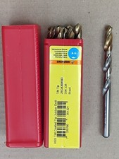 Image of DORMER HSS TIN COAT TIP DRILL BITS A002, FULL BOXES, VARIOUS SIZES